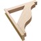Ekena Millwork 6-in W x 36-in D x 42-in H Funston Block Rough Cedar Woodgrain TimberThane Outlooker, Primed Tan OUTUR060X36X42FST44RCPR - alternate 5